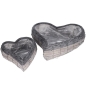 Preview: 2 Größen, 2 Stück, Pflanzherzen geschwungen