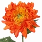 Preview: Chrysantheme Kunstblume orange. 76cm. 1 Stück