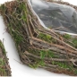 Preview: Form Rauten Pflanzkissen Natur. 35 cm.