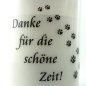 Preview: LED Grablicht Pfoten Danke für die schöne Zeit.