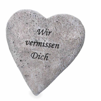 Herz zum stellen Wir vermissen Dich