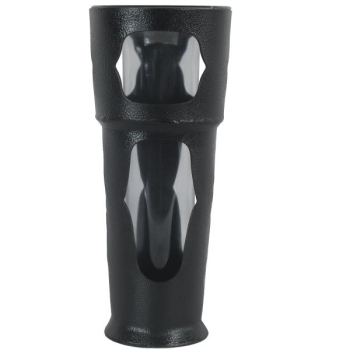 Schwarze Grab Blumenvase mit Einsatz