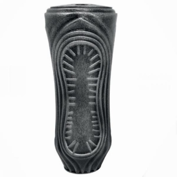 Stahl Grabvase mit Verteiler und Einsatz