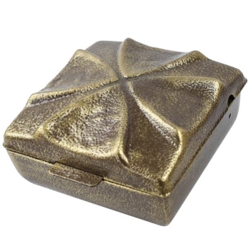 Weihwasserkessel bronze Stahl mit Deckel