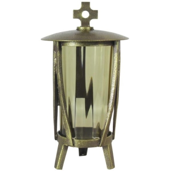 Grablaterne mit Deckel und Kreuz