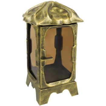 Trauerlaterne bronze für Grablicht