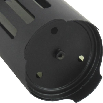 Runde Grablaterne schwarz, Laterne zum stellen, 21 cm