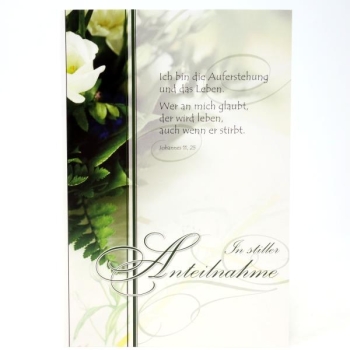 Trauerkarte mit Briefumschlag