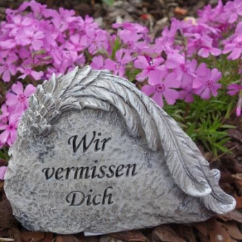 Kleiner Grabstein Wir vermissen Dich