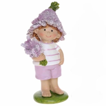 Junge als Lavendelkind weiss lila