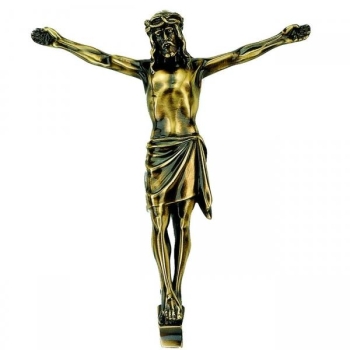 Jesus Korpus bronze für Kreuze. 30cm.