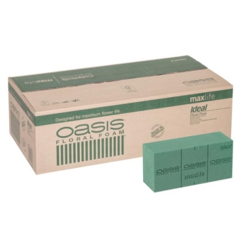Oasis® Steckschaum Ziegel, Oasis® Naßgestecke. 35 Stück, 1 Karton