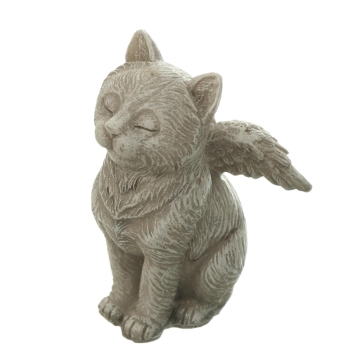 Gedenkstatue Für Haustiere - Schlafender Engel Hund Oder Katze