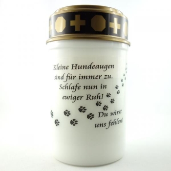Grabspruch für Hundegrab - Schlafe nun in...
