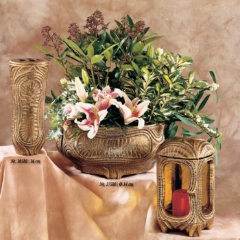 Würdevolle Grab Blumenvase, Grabstätten Trauerblumen Vase