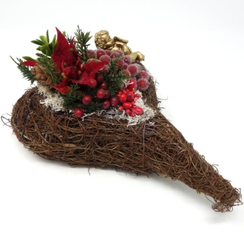 Kleines Trauerherz hangefertigt