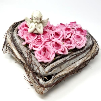 Persönliches Grabherz für Trauernde