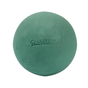 Oasis® Kugel Ideal in grün, Steckschaum Frischblumen. D12cm