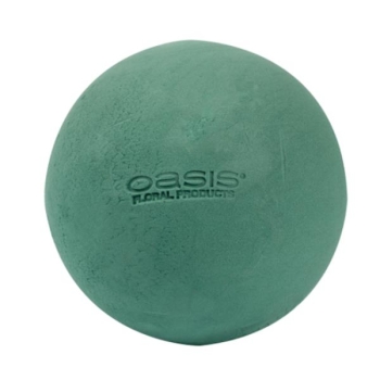Oasis® Ideal Kugel, Dekoration mit Steckmasse. D 16cm