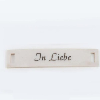 Rechteckige Platte Inschrift In Liebe