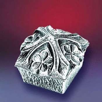 Weihwasserkessel Guss Metall Schwarz Silber