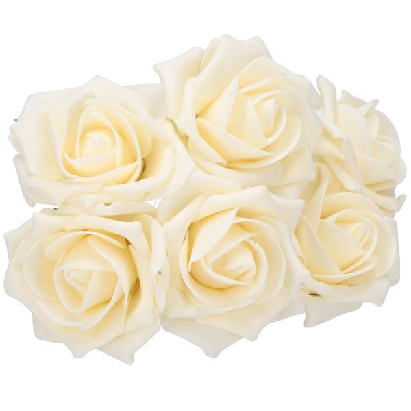 YYCRAFT Jute-Rosen Stoffblumen – 12 Stück, Senfgelb, Ca. 7,6 Cm, Für Haarbänder, Basteln, Hochzeitsdeko & Mehr