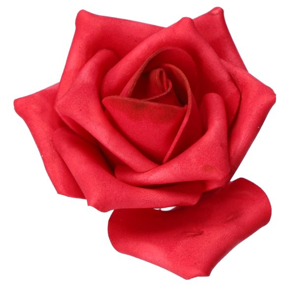 Schaumrosen Farbe Rot, 4 cm, 10 Stück