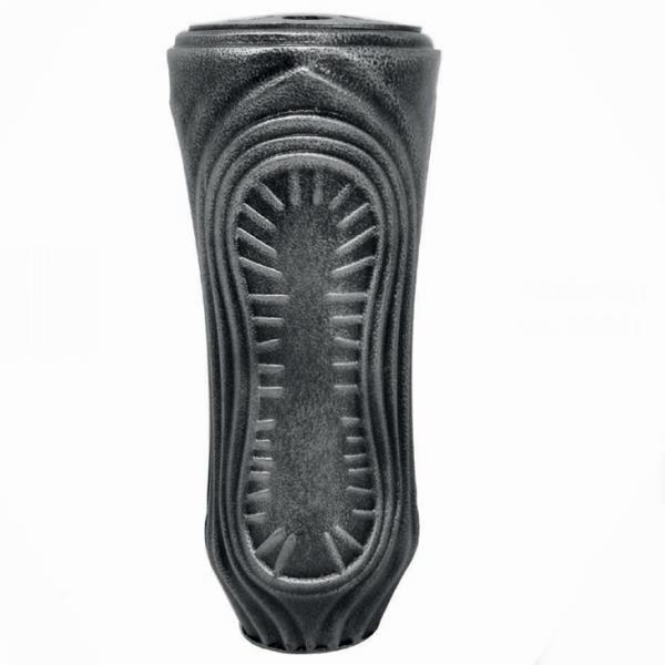 Stahl Grabvase mit Verteiler und Einsatz