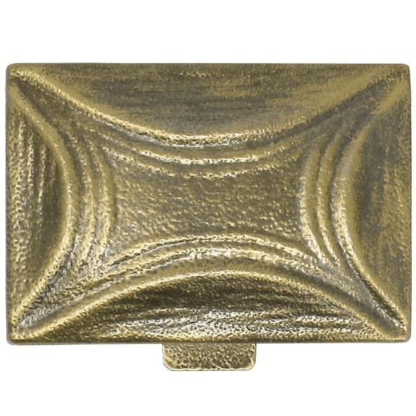 Rechteckige Stahl Weihwasserschale mit Deckel