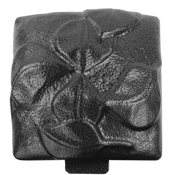 Schwarze Weihwasserschale Stahl mit Deckel