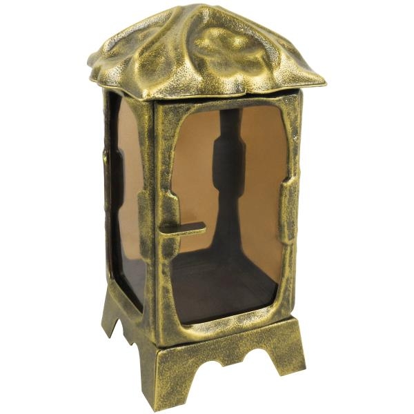 Trauerlaterne bronze für Grablicht