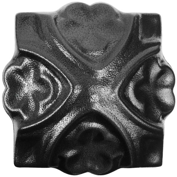 Kerzenlaterne Trauerlaterne schwarz mit Tür