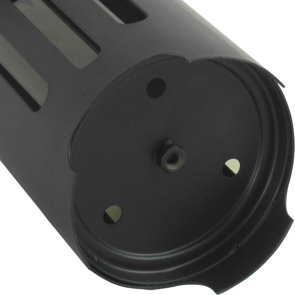 Runde Grablaterne schwarz, Laterne zum stellen, 21 cm