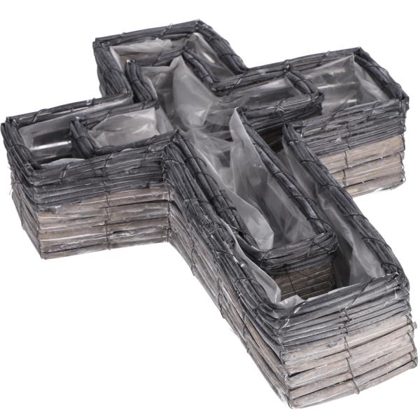 Natur Spaltweide grau gewaschen