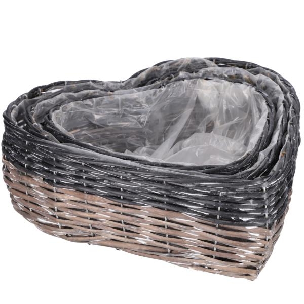 Set3 Pflanzherzen Spaltweide