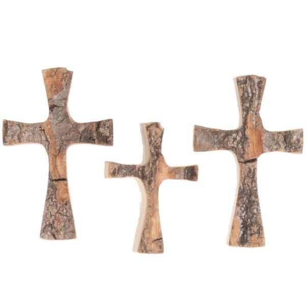 Kleine Holzkreuze zur Dekoration