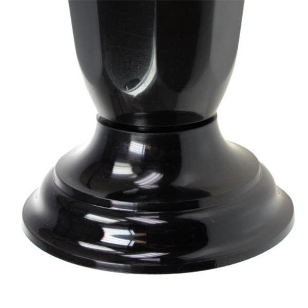 Bodenvase Schwarz, Blumenvase zum stellen.