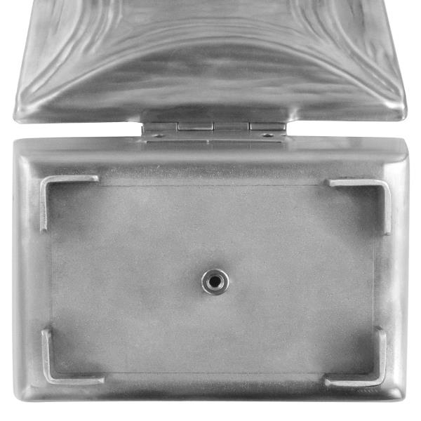 Weihwasserkessel Edelstahl mit Deckel