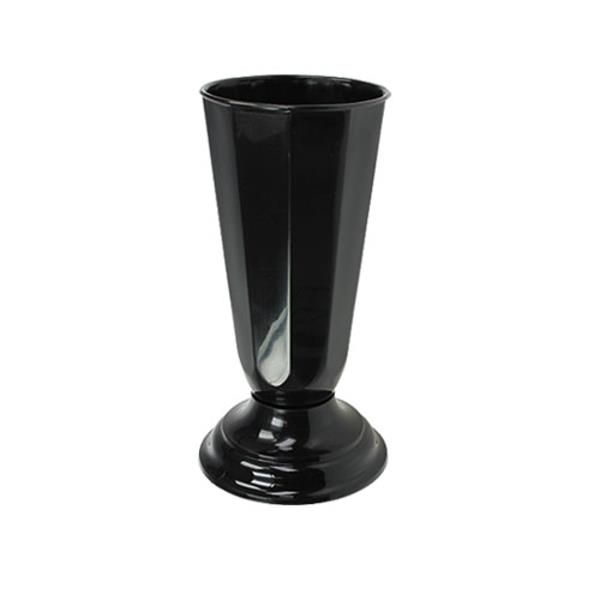 Bodenvase Schwarz, Blumenvase zum stellen.