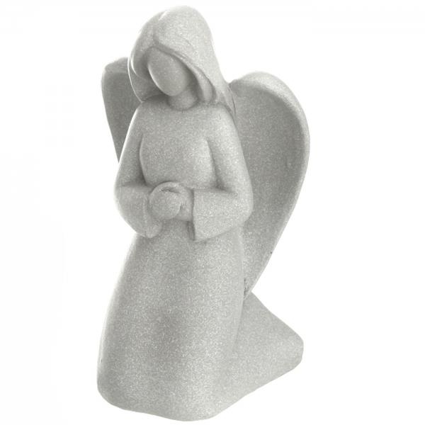 Dekofigur Engel kniend. Höhe 10,5 cm.