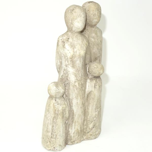 Familien Figur, Beton, 19cm