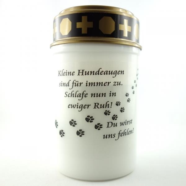 Grabspruch für Hundegrab - Schlafe nun in...