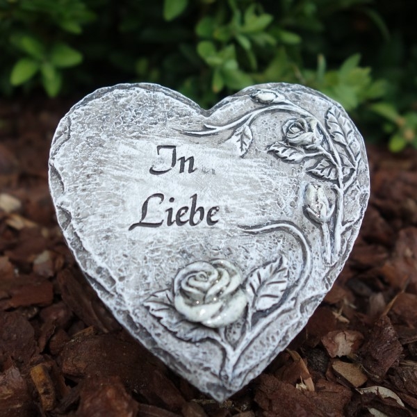 Herz Stecker In Liebe. 9 cm.