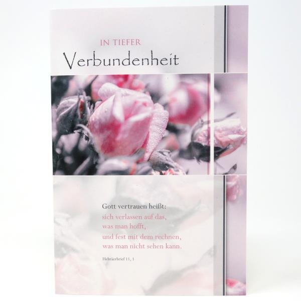 Kondolenzbrief mit Kuvert