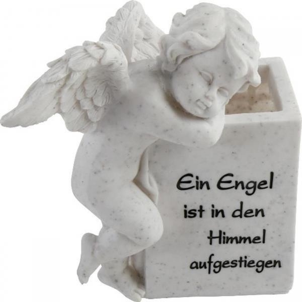 Ein Engel ist in den Himmel aufgestiegen. 16cm.