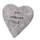 Herz zum stellen Wir vermissen Dich