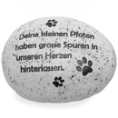 Tiergrab Dekostein Pfoten