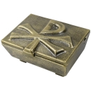 PAX Weihwasserbecken bronze Stahl mit Deckel