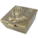 Grab Weihkessel Bronzefarben