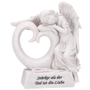 Herz mit Engel und Inschrift